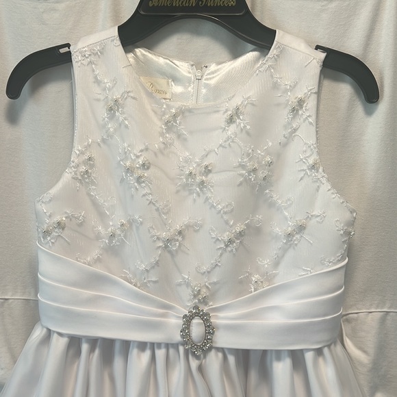 American Princess Girls size 8 Communion, Easter,  Flower Girl, Formal dress - Picture 3 of 9